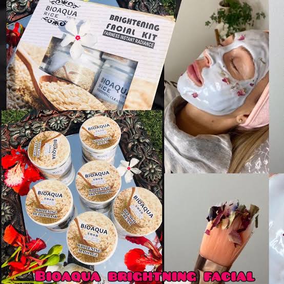 BIOAQUA RICE Brightening FACIAL KIT 06 Steps Out Class Quality