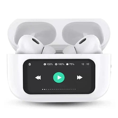 A9 Pro Touch Screen Display Anc Wireless Earbuds Random Color