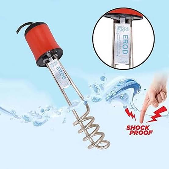 Electric water heating rod