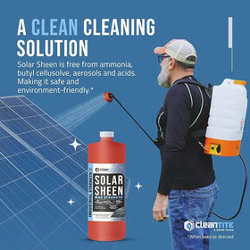 Solar Sheen – Premium 200ml Solar Panel Cleaner | High-performance, Streak-free Cleaning Solution For Dust, Dirt, And Residue Removal