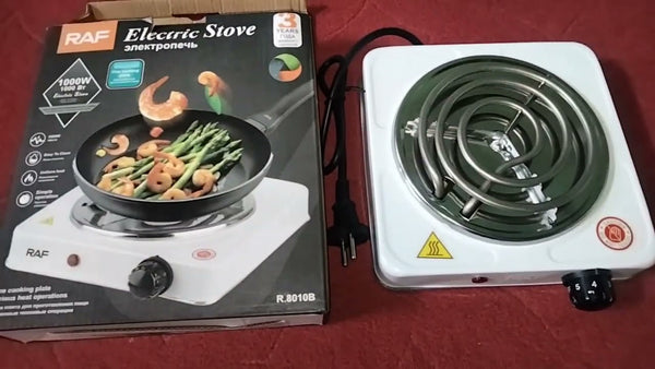 Electric Stove - Single Electric Heater - Compact and Efficient electric stove - hot plate - electric stove for cooking - electric cooker - hot plate electric stove - kitchen appliances - electric chulha - raf electric stove