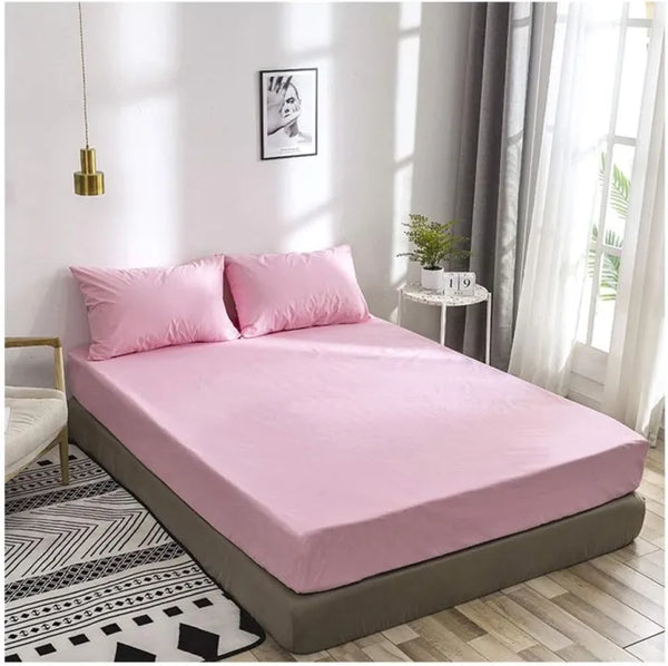 Waterproof Mattress Cover Single Queen double bed-King Size, Bed Cover - Fitted Cover - Anti Dust-Mite Hypoallergenic - Can Cover Spring Mattress