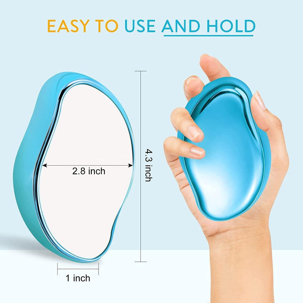 Crystal Hair Eraser, Portable Magic Hair Remover for Arms Legs Back, Painless Hair Removal for Women Apply to Any Part of the Body