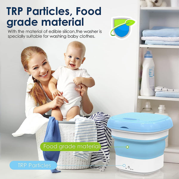 Semi-automatic Mini Folding Washing Machine with Dryer Good Quality