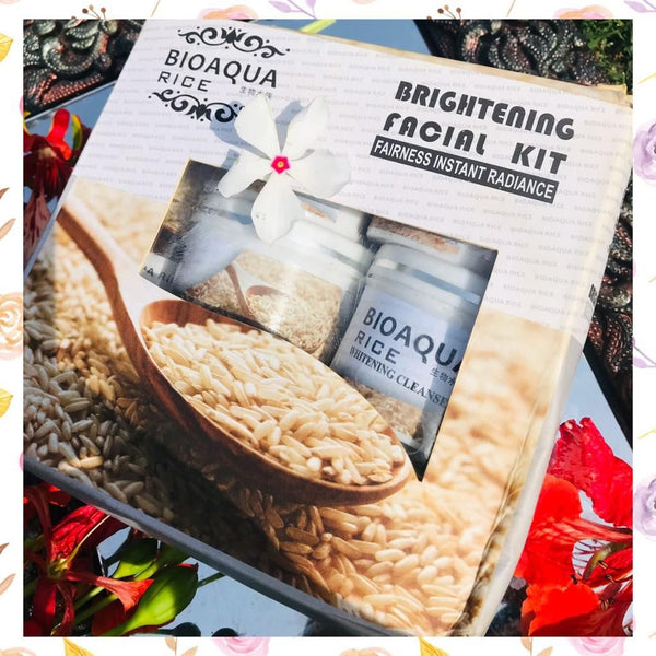 BIOAQUA RICE Brightening FACIAL KIT 06 Steps Out Class Quality