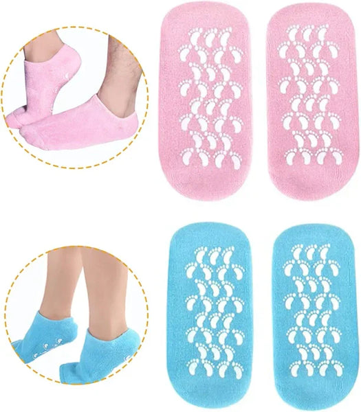 Inner silicon Moisturizing Socks