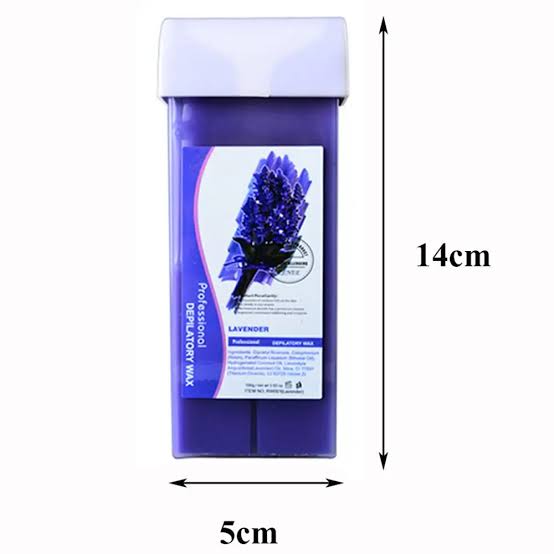 Effective Hair Removal Wax - Warm Wax Cartridge with Natural Ingredients, Depilation, Body, Face, Legs, Roller, Wide