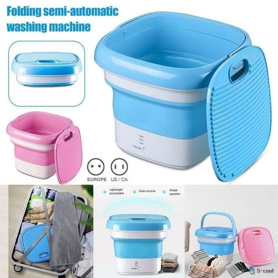 Semi-automatic Mini Folding Washing Machine with Dryer Good Quality