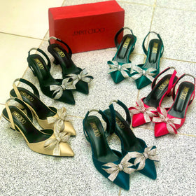 JIMMY CHOO HEELS WITH WITH BOW