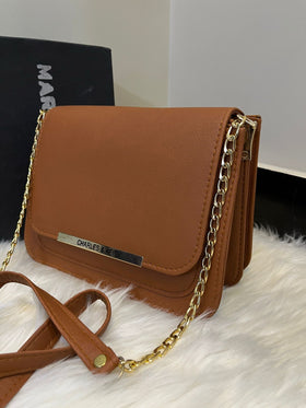 High Quality Muliple Pockets Cross Body Bag With Half Chain Half Belt