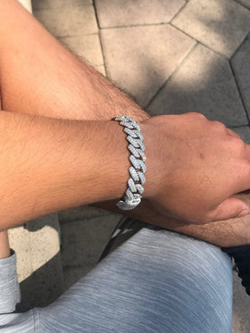 ICED OUT CUBAN BRACELET