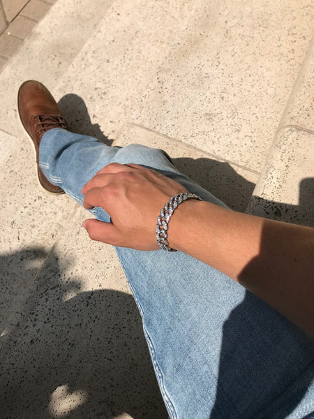 ICED OUT CUBAN BRACELET