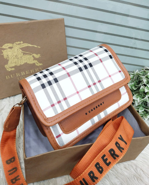 BURBERRY BAG WITH LONG BELT