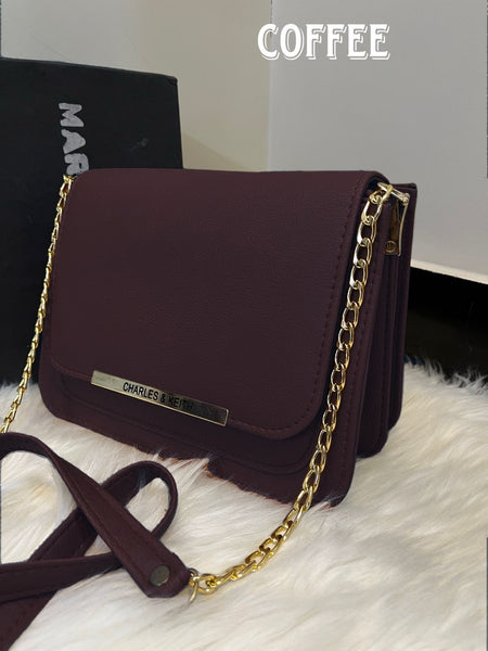 High Quality Muliple Pockets Cross Body Bag With Half Chain Half Belt