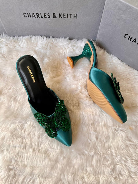 Butterfly  Charles& Keith branded heels