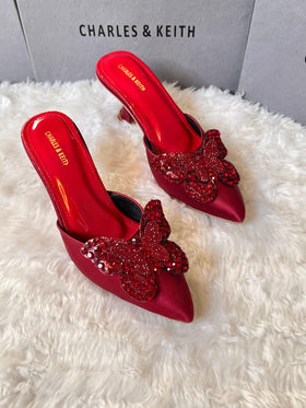 Butterfly  Charles& Keith branded heels