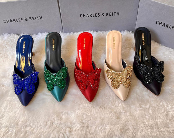 Butterfly  Charles& Keith branded heels