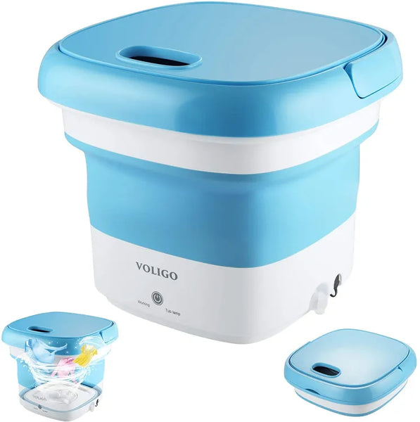 Semi-automatic Mini Folding Washing Machine with Dryer Good Quality