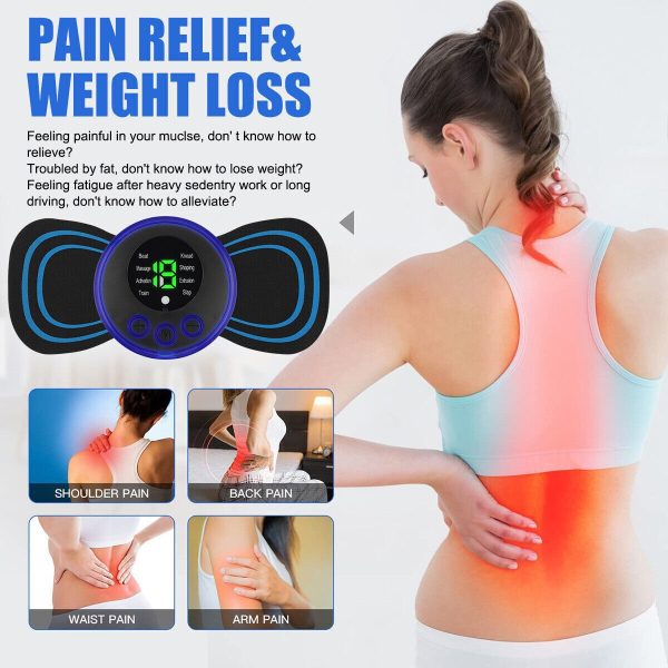 Ems Mini Body Massage Patch For Muscle Pain Relief